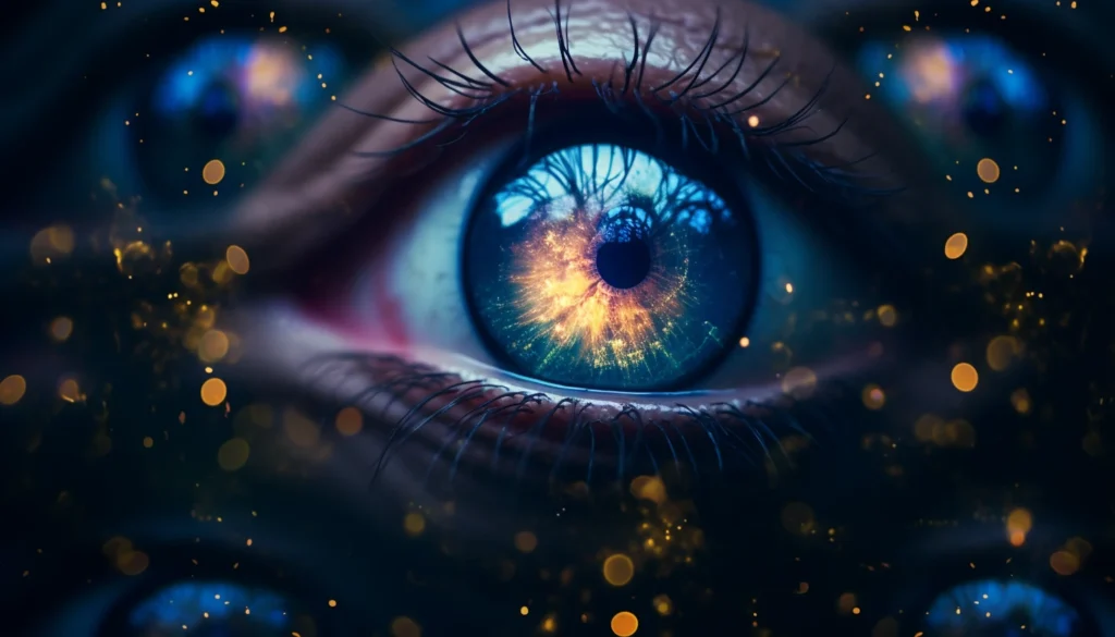 biblical meaning of seeing eyes in a dream